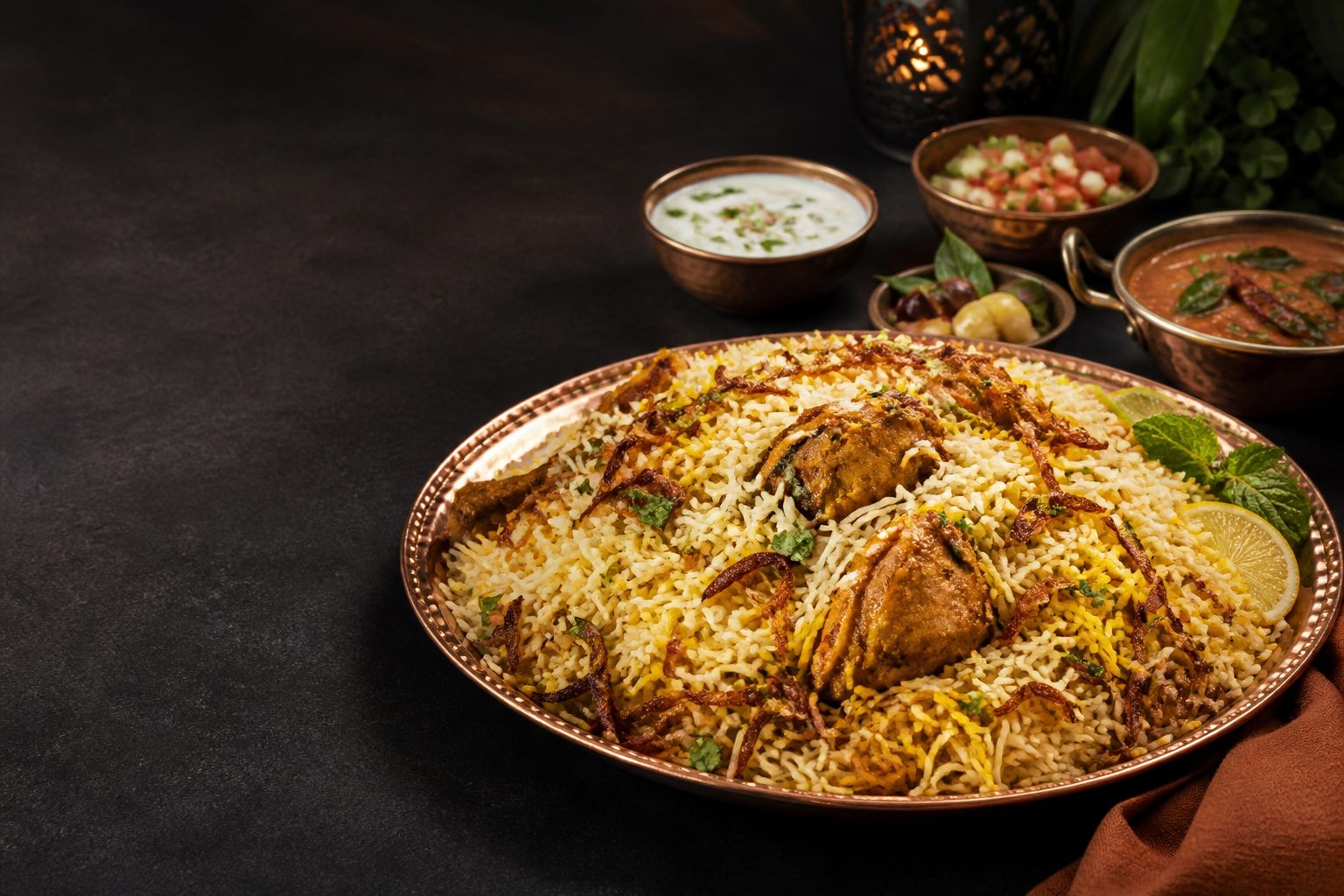Freshly prepared biryani and South Asian dishes by Tasty Eats Dubai